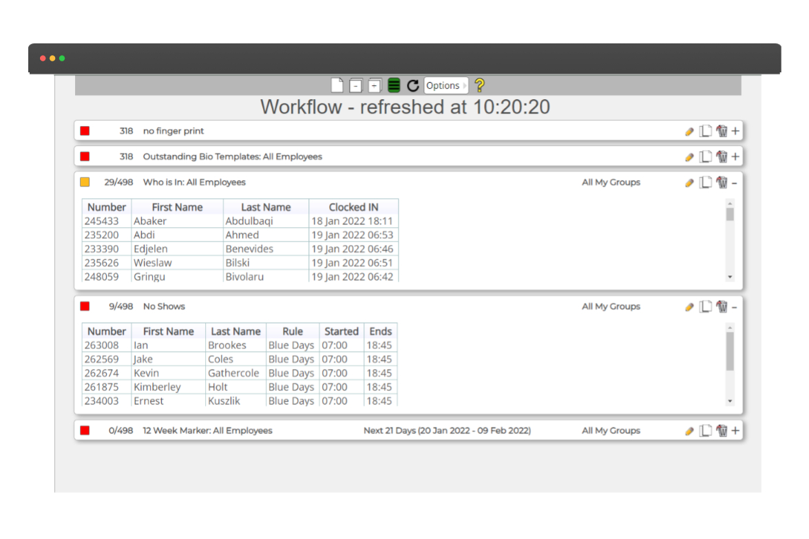 Focus NET Workflow Cloud Hosted, Workflow View, Data Time Systems Ltd, Workforce Management & Time & Attendance Solutions
